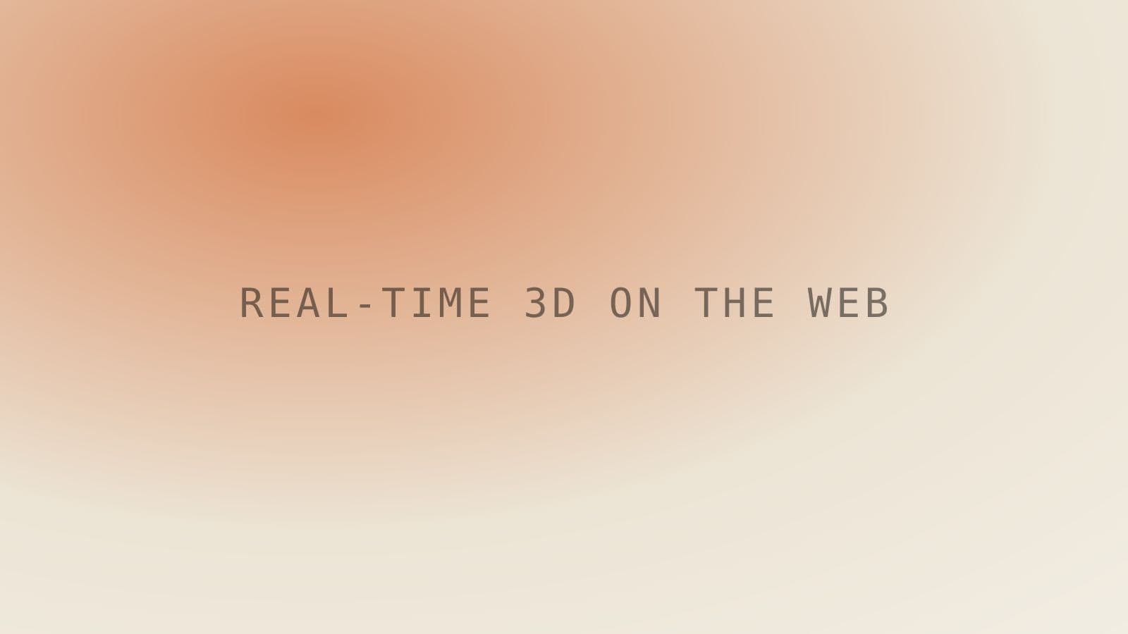 Photoreal 3D scene rendering in a web browser